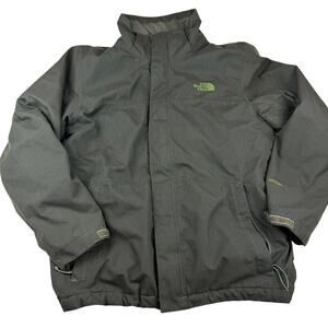 The North Face HyVent Jacket Men's Medium Gray Green